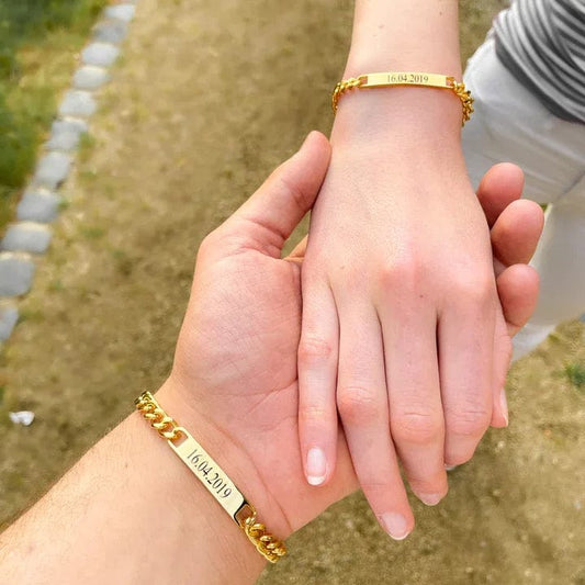ENGRAVE COUPLE BRACELETS