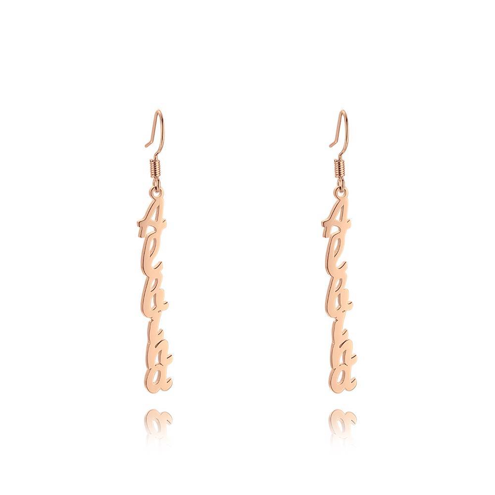 Personalized Drop Name Earrings